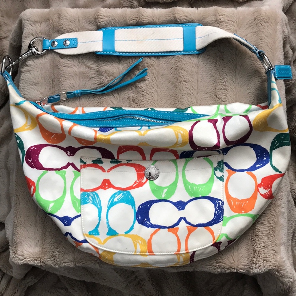 🤑REDUCED!🤑Multicolor Coach Bag